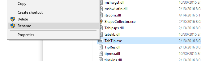 TabTip.exe Clavier tactile et volet d’écriture manuscrite (32 bits)