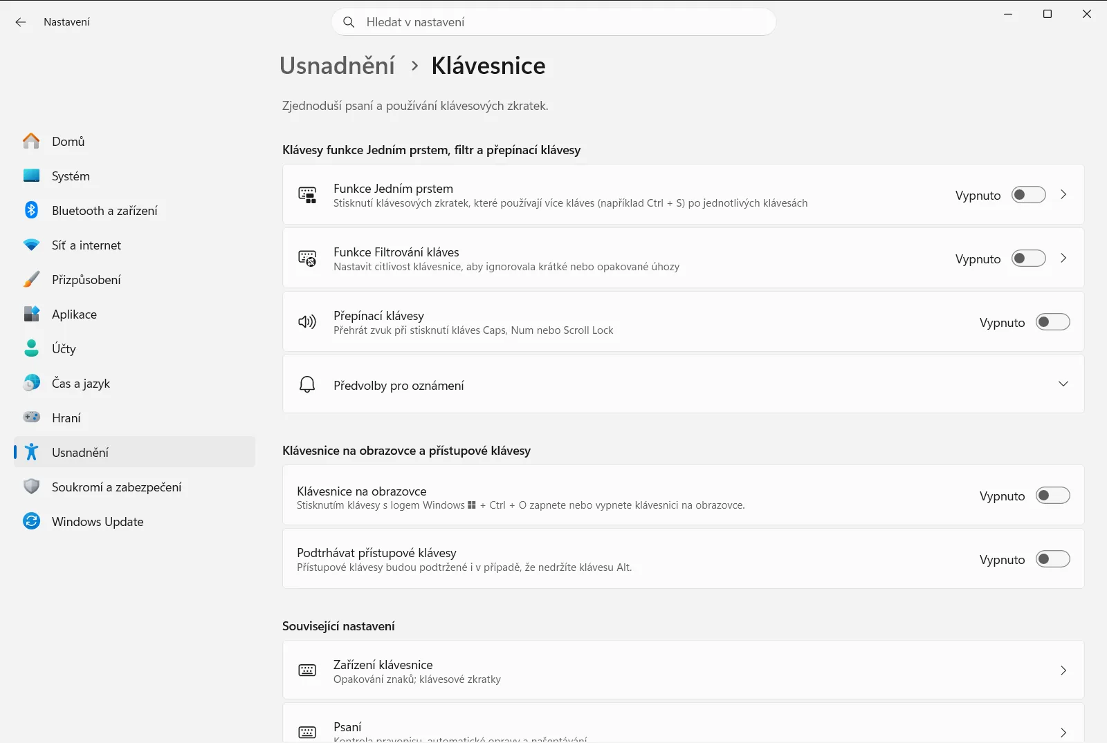 Klávesnice