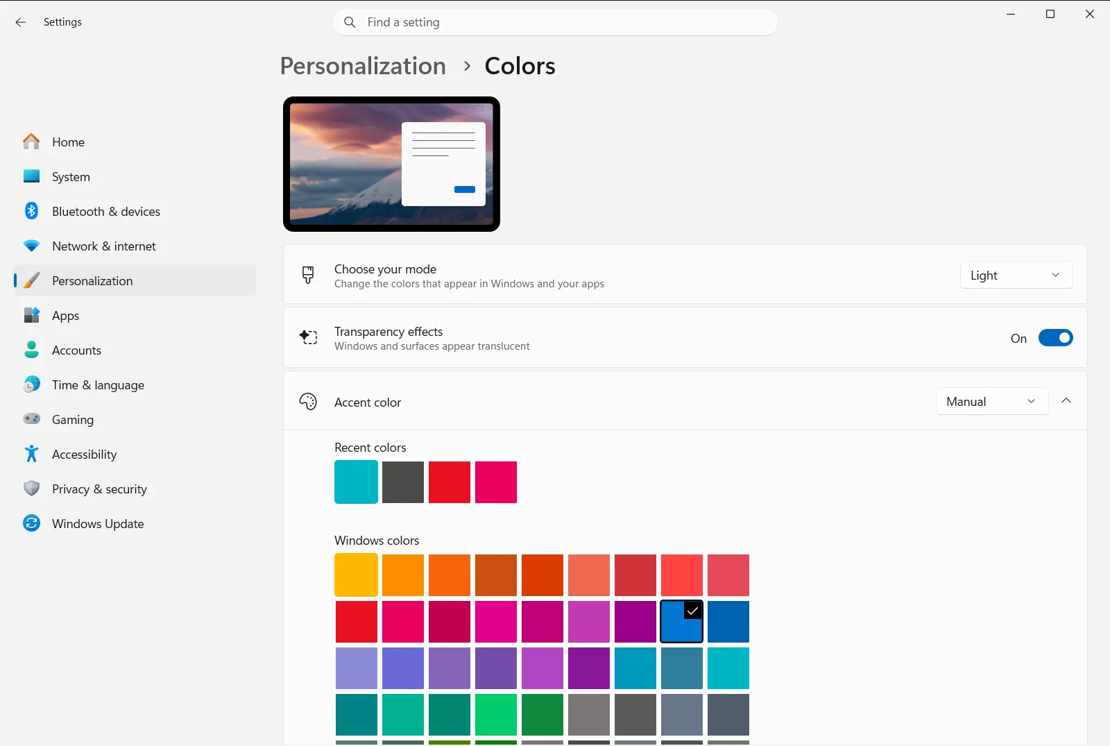 Colors
