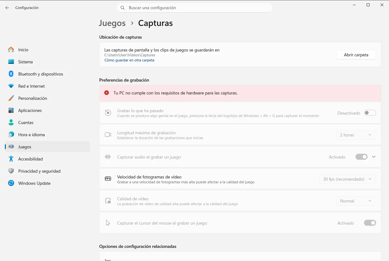 Capturas