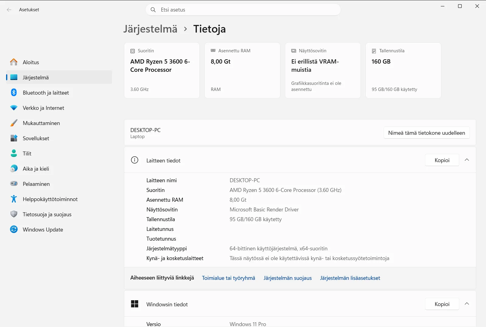 Tietoja