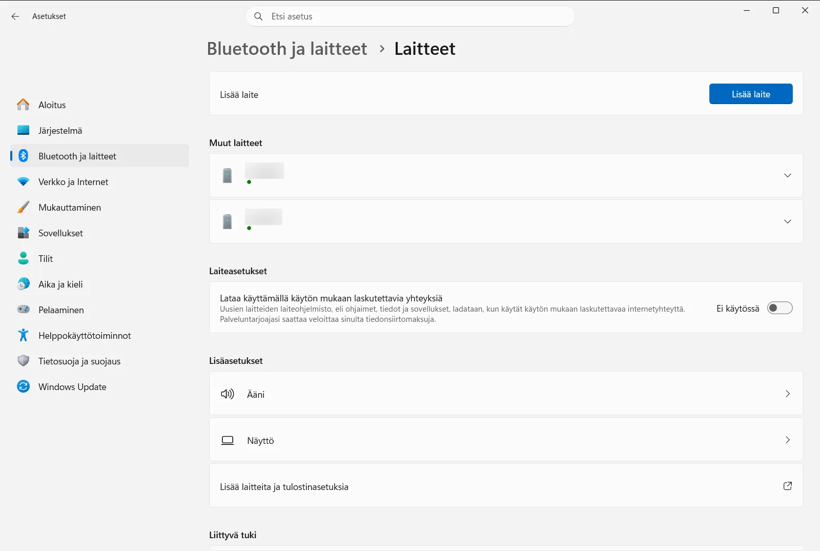 Laitteet