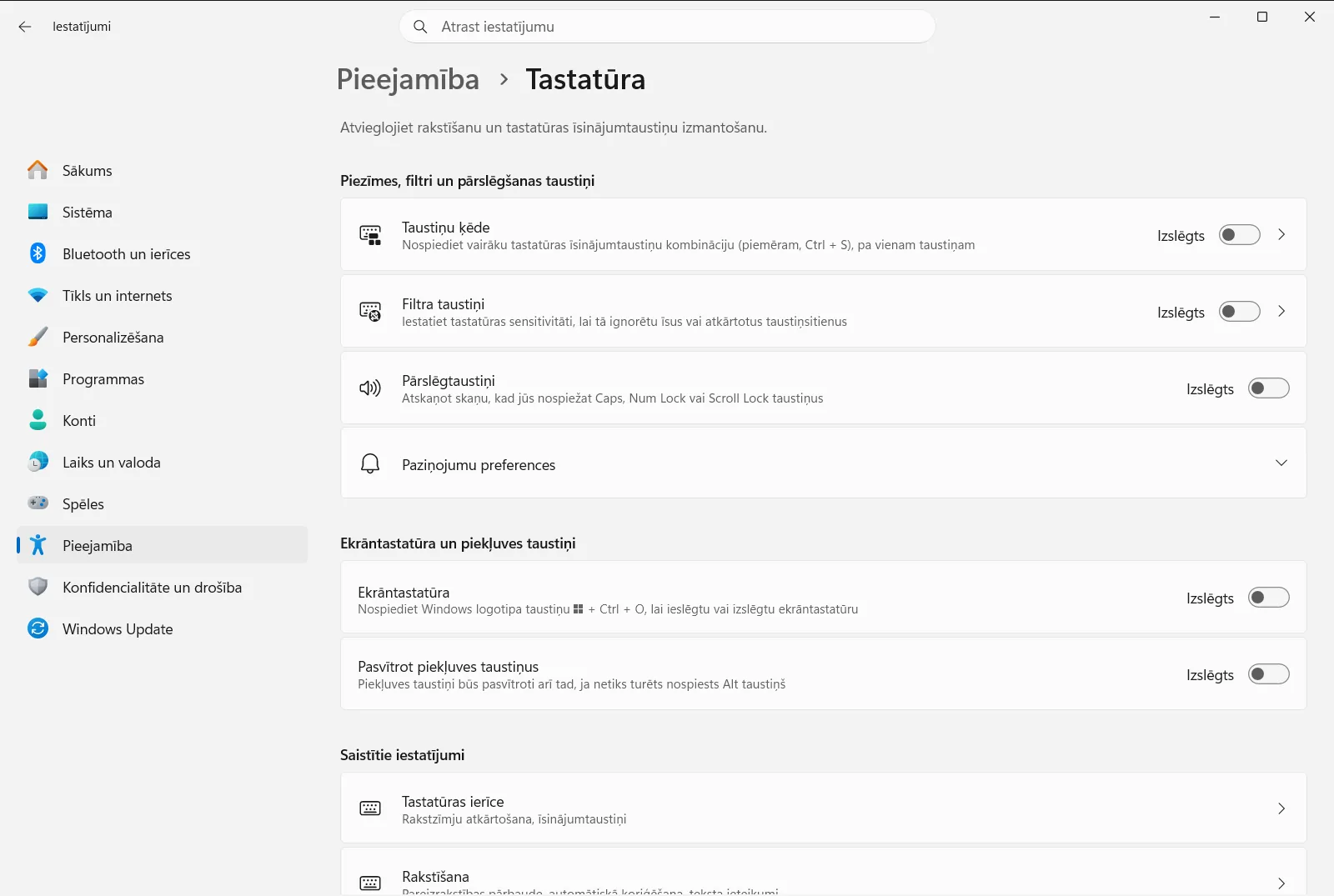 Tastatūra