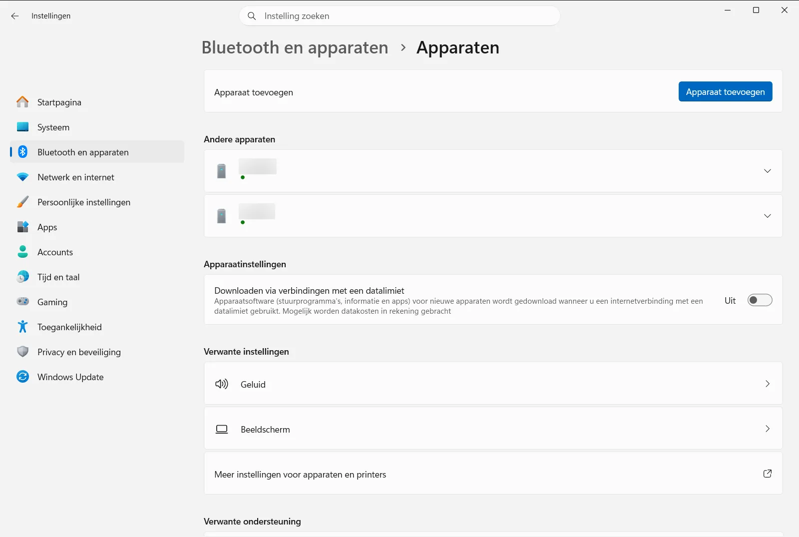 Apparaten