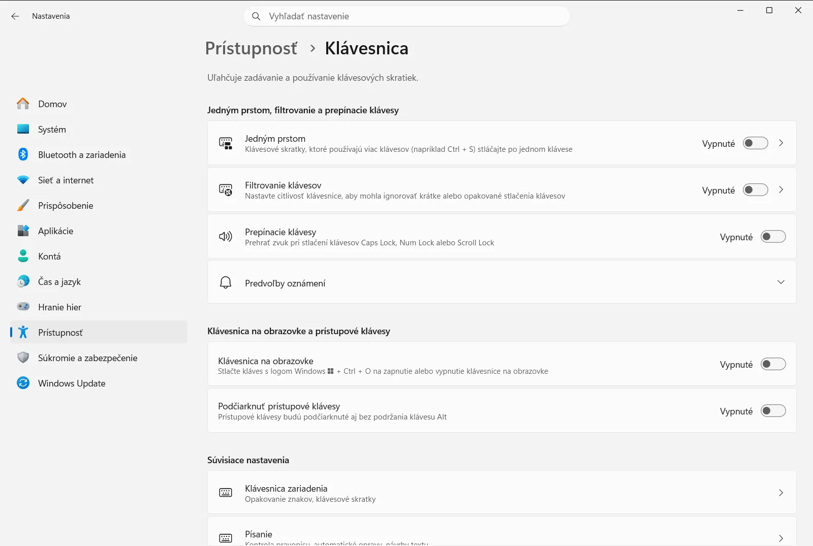 Klávesnica