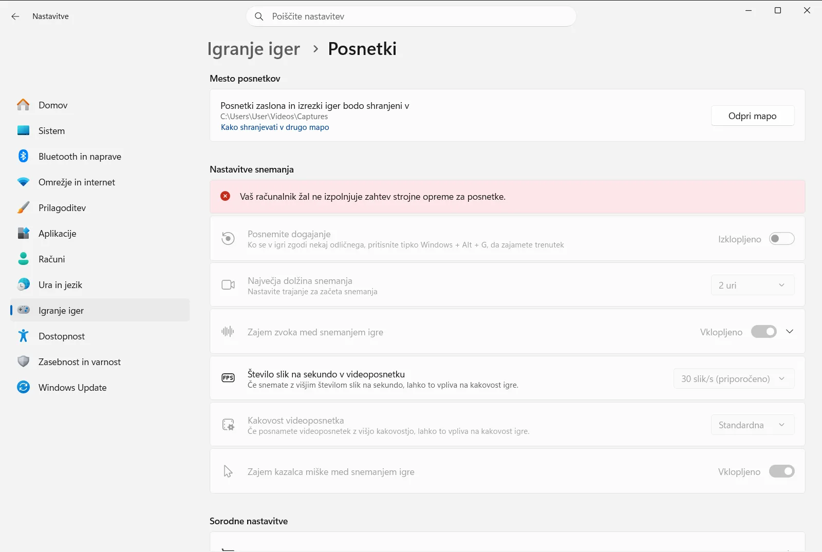 Posnetki