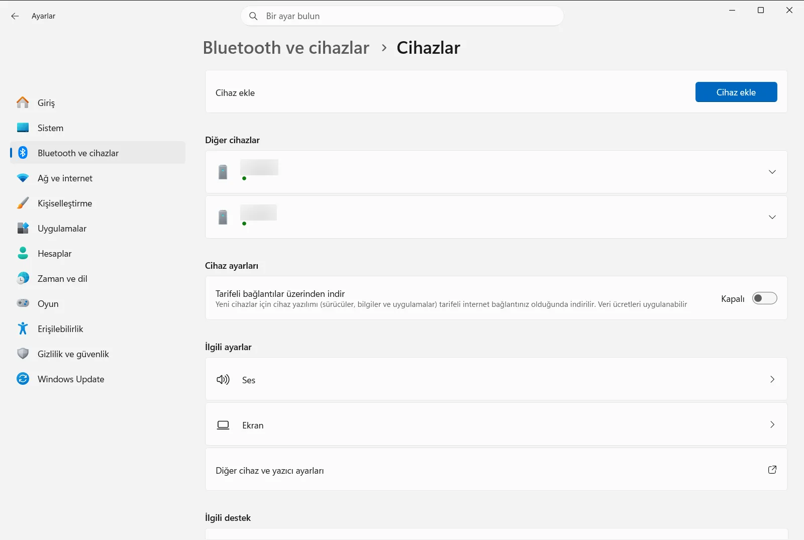 Cihazlar